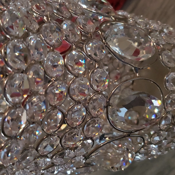 2 Crystal candle holders by Elegance, silver base, new - Picture 3 of 6